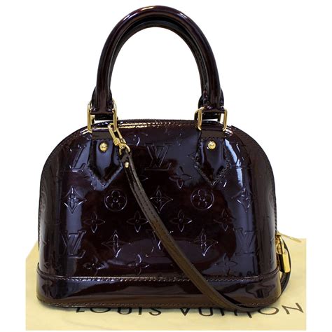 LOUIS VUITTON Vernis Alma BB Amarante